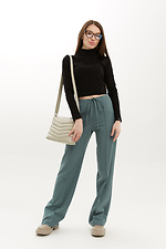 MORISS wide leg track pants with darts Garne 3040093 photo №2