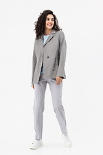Gray ARON jacket with ties Garne 3042093 photo №2