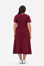 CREYA burgundy dress Garne 3044093 photo №2