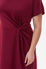 CREYA burgundy dress Garne 3044093 photo №3