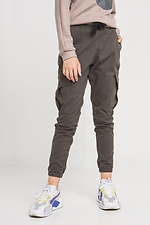 CODE-D children's denim cargo trousers with tapered cuffs and large pockets GEN 8000093 photo №2