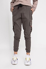 Детские джинсовые брюки карго CODE-D зауженные на манжетах с большими карманами GEN 8000093 фото №7