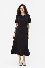 Класична сукня ADA чорного кольору з широкою спідницею Garne 3042094 фото №1