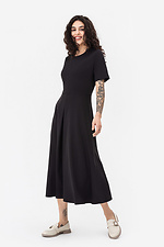 Klasyczna czarna sukienka ADA z szeroką spódnicą Garne 3042094 zdjęcie №4
