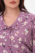 Блуза FLORA фиолетовая Garne 3044094 фото №4