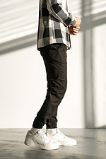 Men's Jogger TWILL cotton pants Black Teamv 8034094 photo №2