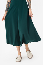 Classic ADA dress in dark green with a wide skirt Garne 3042095 photo №8