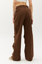 Высокие коттоновые штаны DUTTI с большими боковыми карманами Garne 3040096 фото №5