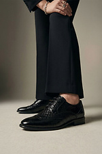 Damenschuhe mit strukturiertem Leder  4207096 Foto №2