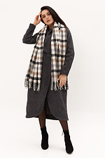 Half-woolen voluminous scarf for the winter Garne 4516096 photo №2