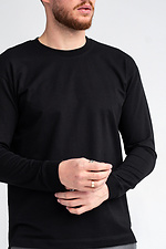 Мужская футболка с длинным рукавом Long sleeve Черный Teamv 8034096 фото №5