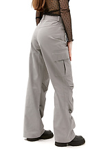 Bawełniane spodnie DUTTI z dużymi bocznymi kieszeniami Garne 3040097 zdjęcie №4