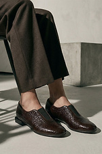 Patent leather shoes in dark burgundy  4207097 photo №3