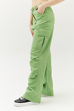 Bawełniane spodnie DUTTI z dużymi bocznymi kieszeniami Garne 3040098 zdjęcie №4