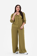 Flora grüne Bluse Garne 3044098 Foto №4