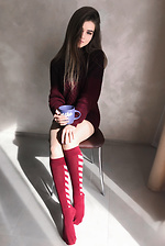 Хлопковые полосатые гольфы Marsli M-SOCKS 2040100 фото №5