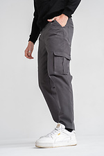 Cargo cotton men's trousers CARGO Graphite Teamv 8034100 photo №2