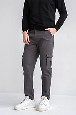 Cargo cotton men's trousers CARGO Graphite Teamv 8034100 photo №4