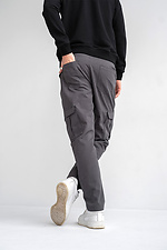 Cargo cotton men's trousers CARGO Graphite Teamv 8034100 photo №5