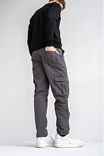 Cargo cotton men's trousers CARGO Graphite Teamv 8034100 photo №6
