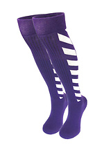 Violiti purple cotton knee highs M-SOCKS 2040101 photo №1