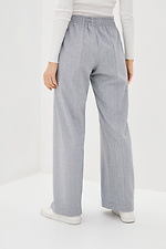Szerokie wełniane spodnie ORUSYA-B z wysokim stanem Garne 3038101 zdjęcie №4