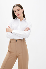 Long-sleeve button-down business shirt in soft Garne 3039101 photo №1