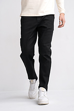Men's classic straight trousers Classic Black Teamv 8034101 photo №4