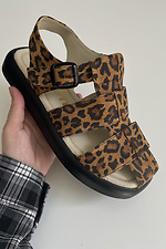 Leopard sandals  4206102 photo №3