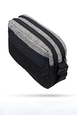 Rectangular zip messenger shoulder bag with external pocket HOT 8035103 photo №2