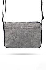 Rectangular zip messenger shoulder bag with external pocket HOT 8035103 photo №3