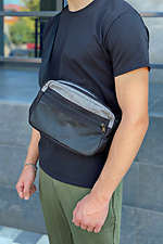 Прямоугольная сумка через плечо мессенджер на молнии с внешним карманом HOT 8035103 фото №4