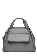Gray Graphite Large Duffel Bag with Long Strap SamBag 8045103 photo №2