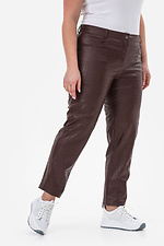 CORA dunkelbraune Hose Garne 3044104 Foto №2