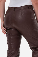 CORA dunkelbraune Hose Garne 3044104 Foto №3