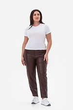 CORA dunkelbraune Hose Garne 3044104 Foto №4