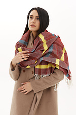 Полушерстяной объемный шарф на зиму Garne 4516104 фото №1