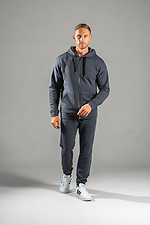 Men's sports suit with a zipper Over ZIP Graphite Teamv 8034104 photo №2