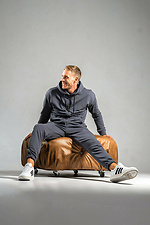 Herren-Sportanzug mit Reißverschluss Over ZIP Graphite Teamv 8034104 Foto №4