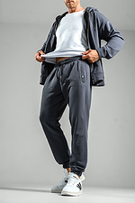 Men's sports suit with a zipper Over ZIP Graphite Teamv 8034104 photo №8