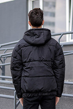 Short oversized puffy jacket for the winter with a hood Reload 8031105 photo №3