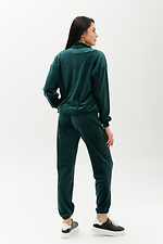 Велюровый спортивный костюм KOLLY зеленого цвета Garne 3040106 фото №4