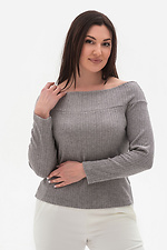 Лонгслів KELLI сірий Garne 3043106 фото №4