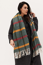 Напіввовняний об'ємний шарф на зиму Garne 4516106 фото №4