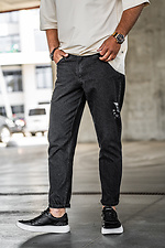 Men's spring jeans IOM Denim Black Teamv 8034107 photo №2