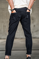 Чоловічі весняні джинси МОМ Denim Чорні Teamv 8034107 фото №3