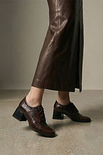 Damen Lacklederschuhe in Bordeaux  4207109 Foto №2