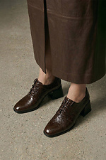 Damen Lacklederschuhe in Bordeaux  4207109 Foto №5