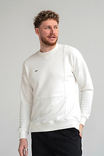 Raise Milk frei geschnittenes Herren-Sweatshirt Teamv 8034109 Foto №1