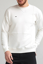 Raise Milk frei geschnittenes Herren-Sweatshirt Teamv 8034109 Foto №5